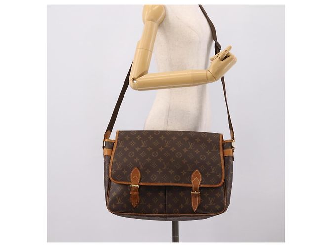 LOUIS VUITTON Monogram Gibeciere GM Shoulder Bag M42246 LV Auth ka6404 Monogramma - vista 28