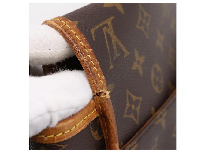 LOUIS VUITTON Monogram Gibeciere GM Shoulder Bag M42246 LV Auth ka6404 Monogramma - vista 9