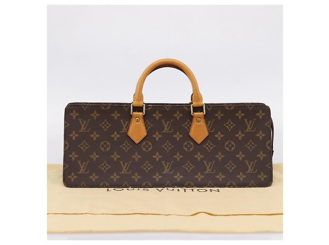LOUIS VUITTON Monogram Sac Triangle Hand Bag M51360 LV Auth gh2339A - view 12