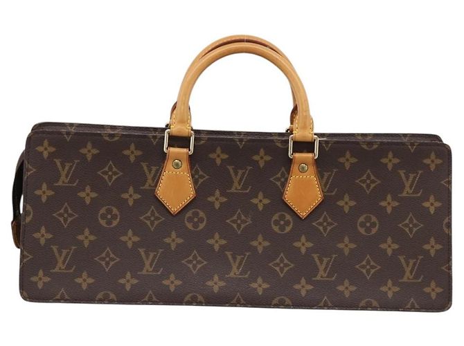 LOUIS VUITTON Monogram Sac Triangle Hand Bag M51360 LV Auth gh2339A - view 2