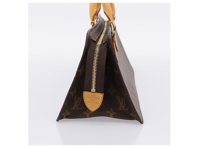 LOUIS VUITTON Monogram Sac Triangle Hand Bag M51360 LV Auth gh2339A - view 4