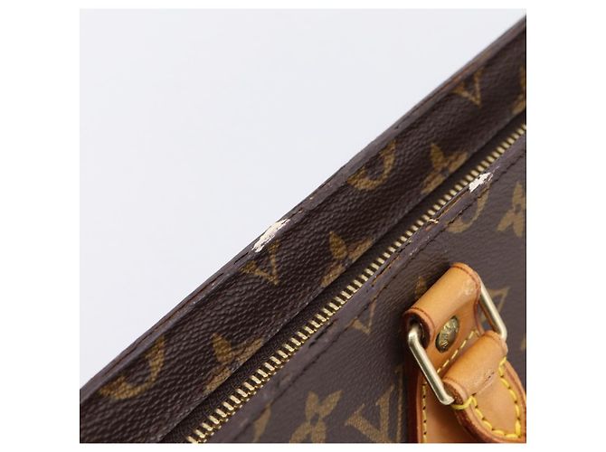 LOUIS VUITTON Monogram Sac Triangle Hand Bag M51360 LV Auth gh2339A - view 9