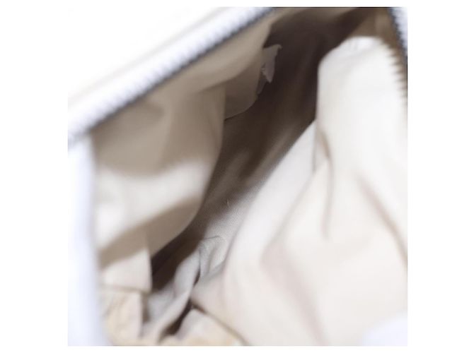BOTTEGA VENETA Borsa a tracolla Leggero in pelle Bianca Auth ka6402 Bianco - vista 20