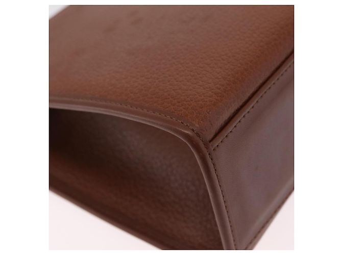 Burberrys Handtasche Leder 2way Braun Silber Auth BA16165 - Ansicht 15