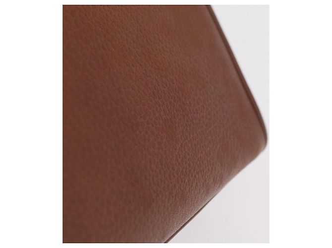 Burberrys Handtasche Leder 2way Braun Silber Auth BA16165 - Ansicht 4