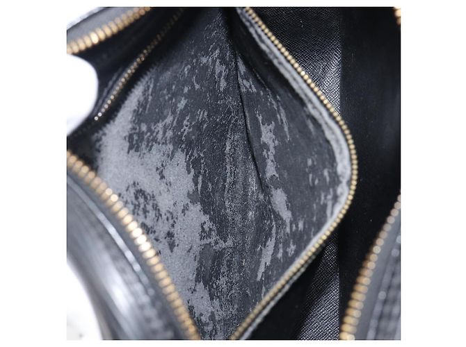 Borsa a tracolla LOUIS VUITTON Epi Jeune Fille MM Nera M52152 LV Auth ep16038A Nero - vista 11