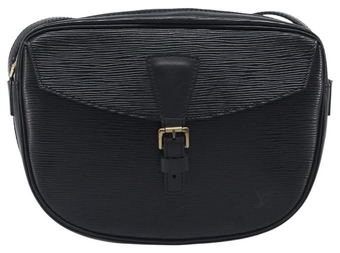 Borsa a tracolla LOUIS VUITTON Epi Jeune Fille MM Nera M52152 LV Auth ep16038A Nero - vista 13