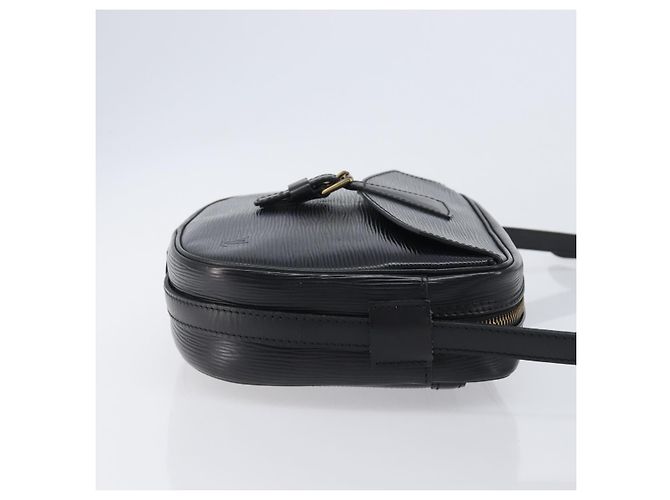 Borsa a tracolla LOUIS VUITTON Epi Jeune Fille MM Nera M52152 LV Auth ep16038A Nero - vista 3