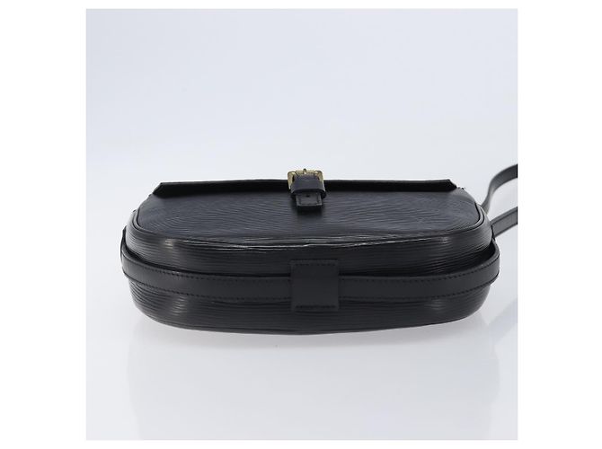 Borsa a tracolla LOUIS VUITTON Epi Jeune Fille MM Nera M52152 LV Auth ep16038A Nero - vista 5