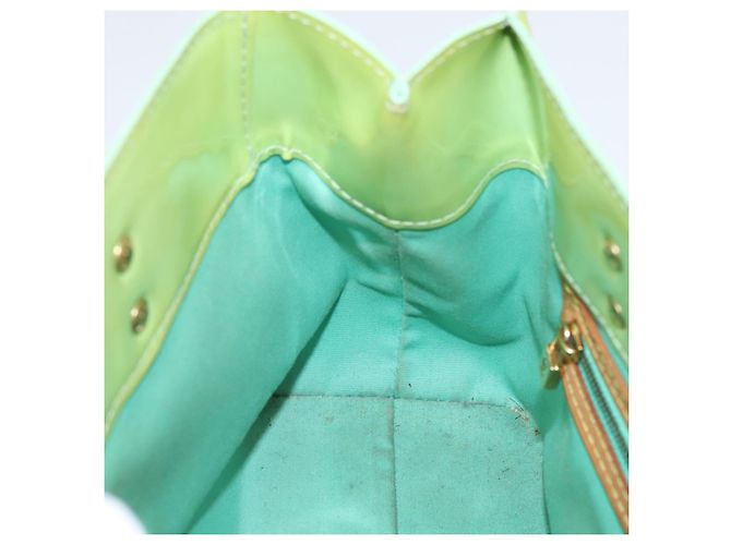 Borsa LOUIS VUITTON Monogram Vernis Reade PM Peppermint M91307 LV Auth ep16109 Verde - vista 18