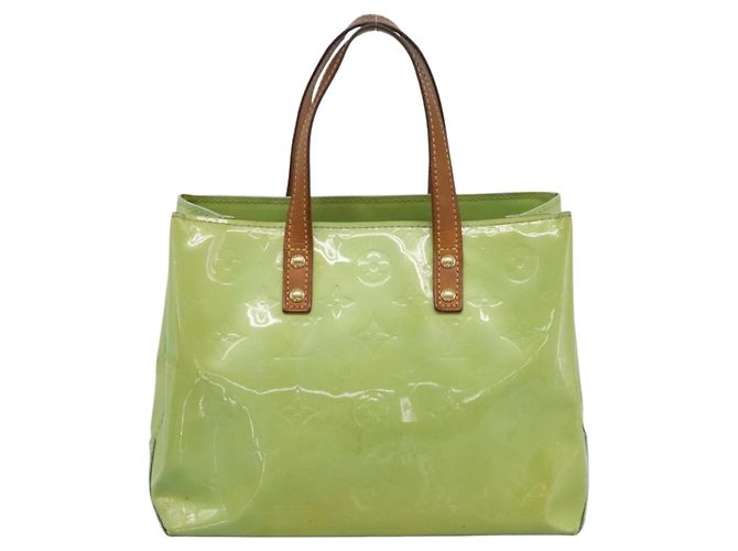 Borsa LOUIS VUITTON Monogram Vernis Reade PM Peppermint M91307 LV Auth ep16109 Verde - vista 2