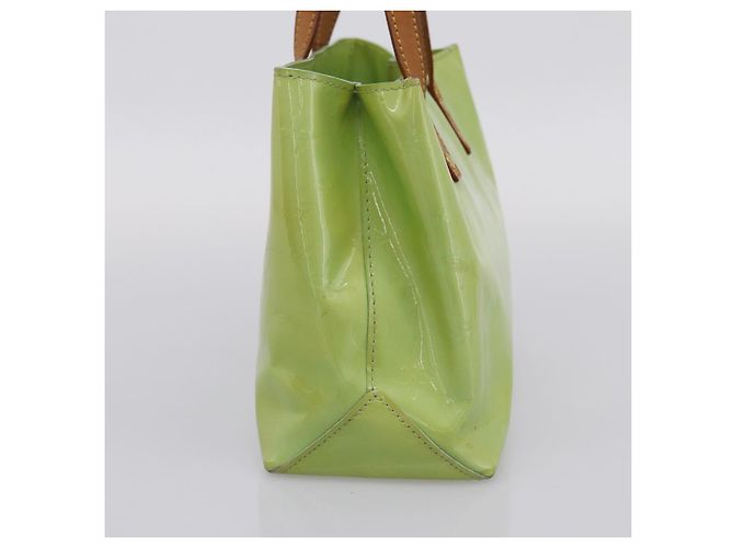 Borsa LOUIS VUITTON Monogram Vernis Reade PM Peppermint M91307 LV Auth ep16109 Verde - vista 4