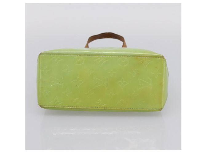 Borsa LOUIS VUITTON Monogram Vernis Reade PM Peppermint M91307 LV Auth ep16109 Verde - vista 5