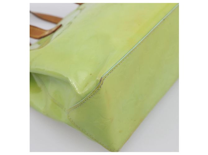 Borsa LOUIS VUITTON Monogram Vernis Reade PM Peppermint M91307 LV Auth ep16109 Verde - vista 9
