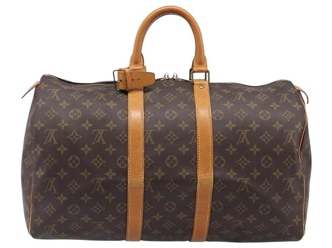 LOUIS VUITTON Monogram Keepall 45 Boston Bag M41428 LV Auth 200672A Monograma - vista 2