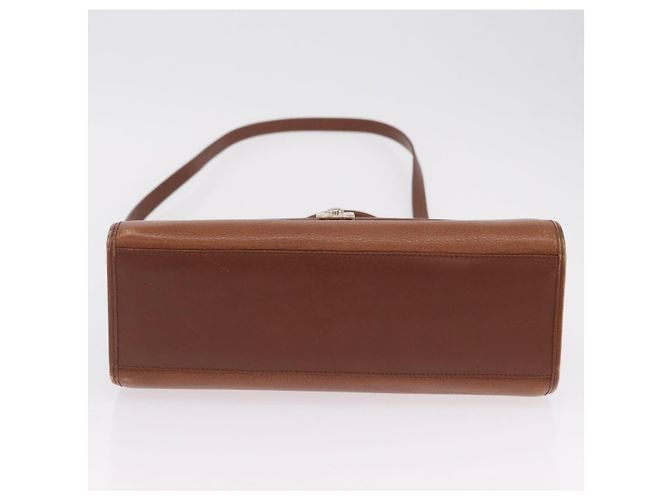 Borsa a mano Burberrys in pelle 2way Marrone Oro Auth ep16217 D'oro - vista 14