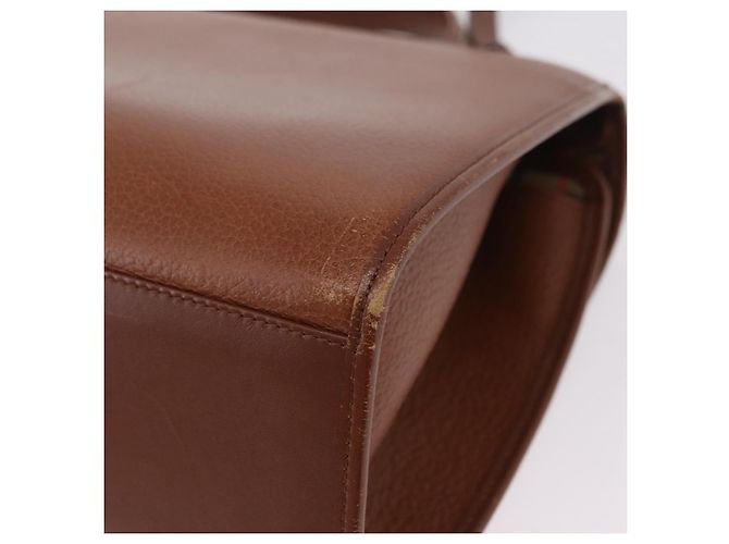 Borsa a mano Burberrys in pelle 2way Marrone Oro Auth ep16217 D'oro - vista 18