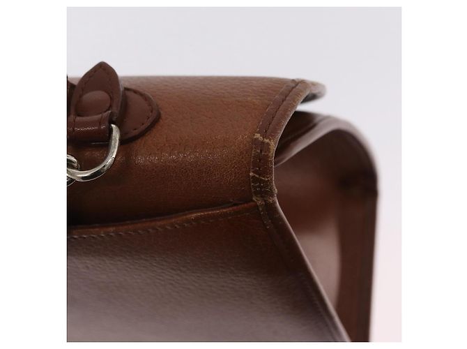Borsa a mano Burberrys in pelle 2way Marrone Oro Auth ep16217 D'oro - vista 21