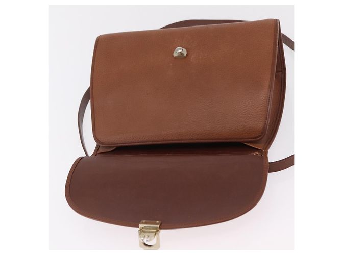 Borsa a mano Burberrys in pelle 2way Marrone Oro Auth ep16217 D'oro - vista 22