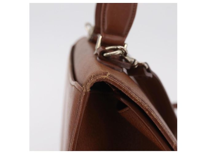 Borsa a mano Burberrys in pelle 2way Marrone Oro Auth ep16217 D'oro - vista 8