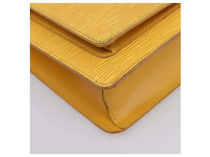 Borsa a mano LOUIS VUITTON Epi Monceau28 2way Gialla M52129 LV Auth bs37379 Giallo - vista 16