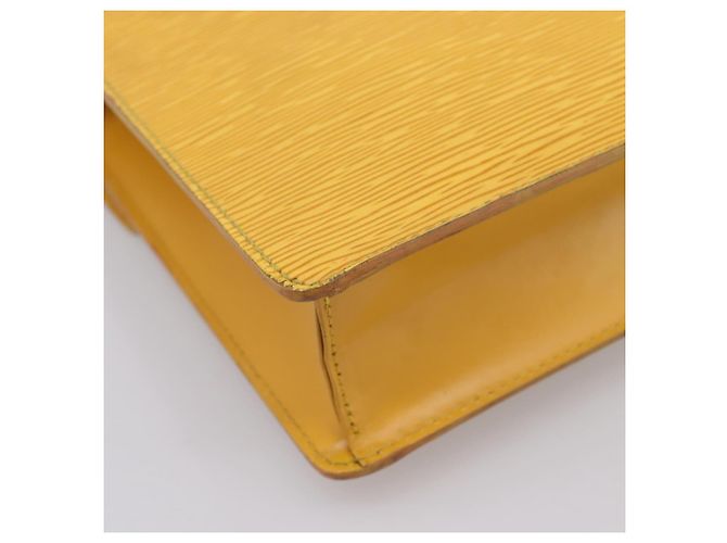 Borsa a mano LOUIS VUITTON Epi Monceau28 2way Gialla M52129 LV Auth bs37379 Giallo - vista 18