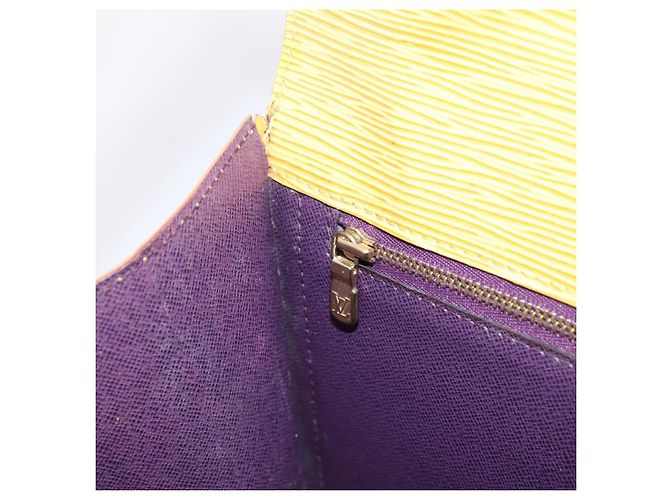 Borsa a mano LOUIS VUITTON Epi Monceau28 2way Gialla M52129 LV Auth bs37379 Giallo - vista 24