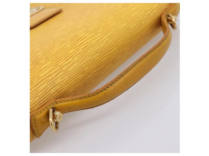 Borsa a mano LOUIS VUITTON Epi Monceau28 2way Gialla M52129 LV Auth bs37379 Giallo - vista 7