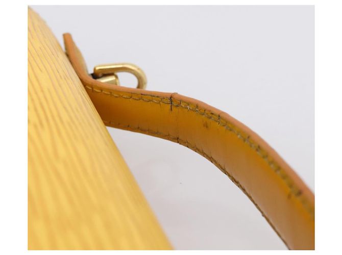 Borsa a mano LOUIS VUITTON Epi Monceau28 2way Gialla M52129 LV Auth bs37379 Giallo - vista 8