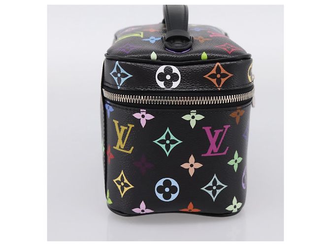 LOUIS VUITTON Monogram Multicolor Nice Mini Pouch Black M13747 LV Auth mr2917SM Schwarz - Ansicht 3