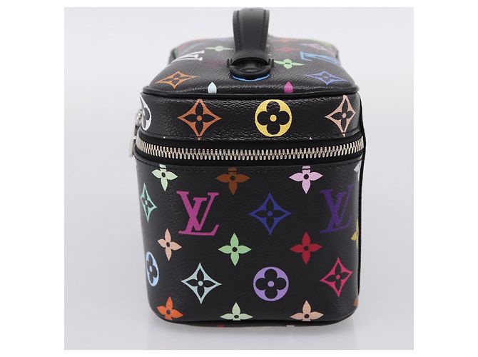 LOUIS VUITTON Monogram Multicolor Nice Mini Pouch Black M13747 LV Auth mr2917SM Schwarz - Ansicht 4