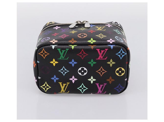 LOUIS VUITTON Monogram Multicolor Nice Mini Pouch Black M13747 LV Auth mr2917SM Schwarz - Ansicht 5