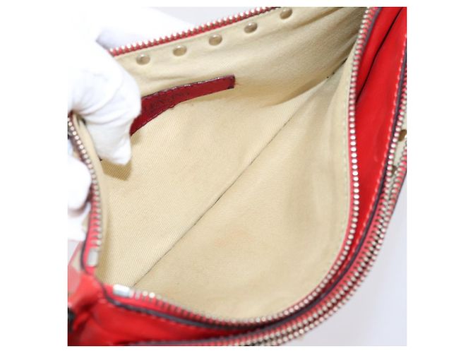 Borsa a Pochette VALENTINO Pelle Nero Oro Auth bs37371 D'oro - vista 11