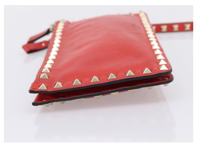 Borsa a Pochette VALENTINO Pelle Nero Oro Auth bs37371 D'oro - vista 3