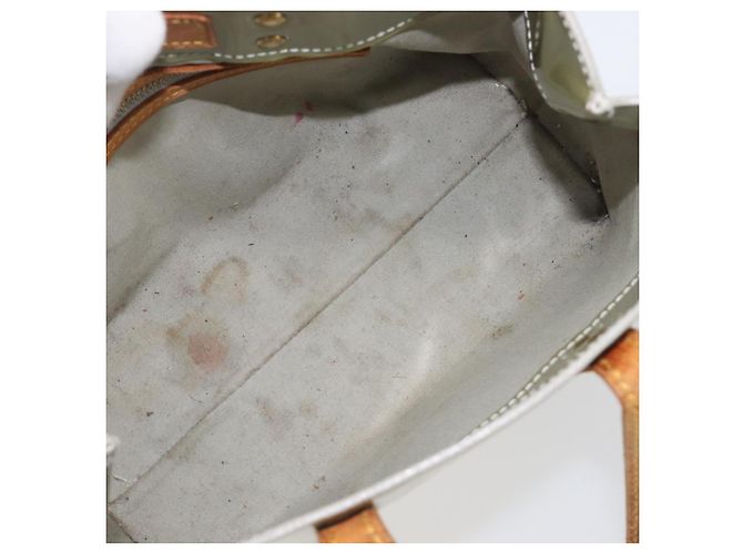 Borsa a mano LOUIS VUITTON Monogram Vernis Reade PM Gris M91145 LV Auth bs37346 Grigio - vista 11