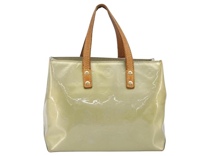 Borsa a mano LOUIS VUITTON Monogram Vernis Reade PM Gris M91145 LV Auth bs37346 Grigio - vista 2