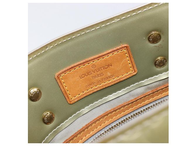 Borsa a mano LOUIS VUITTON Monogram Vernis Reade PM Gris M91145 LV Auth bs37346 Grigio - vista 21