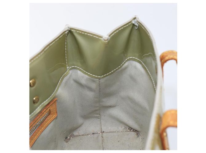 Borsa a mano LOUIS VUITTON Monogram Vernis Reade PM Gris M91145 LV Auth bs37346 Grigio - vista 22