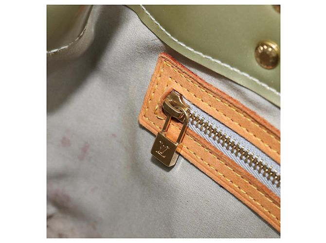 Borsa a mano LOUIS VUITTON Monogram Vernis Reade PM Gris M91145 LV Auth bs37346 Grigio - vista 24