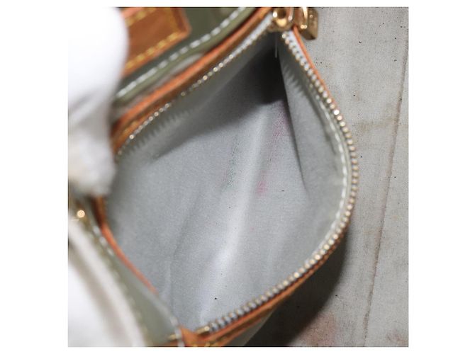 Borsa a mano LOUIS VUITTON Monogram Vernis Reade PM Gris M91145 LV Auth bs37346 Grigio - vista 25