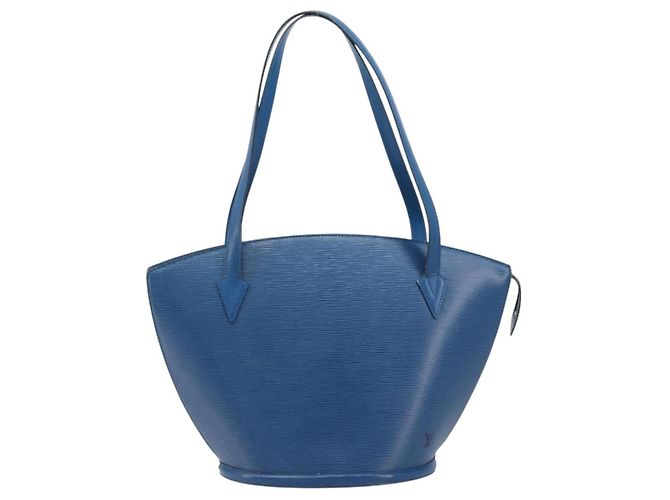 LOUIS VUITTON Epi Saint Jacques Shopping Shoulder Bag Blue M52275 Auth ep16132 - vista 13