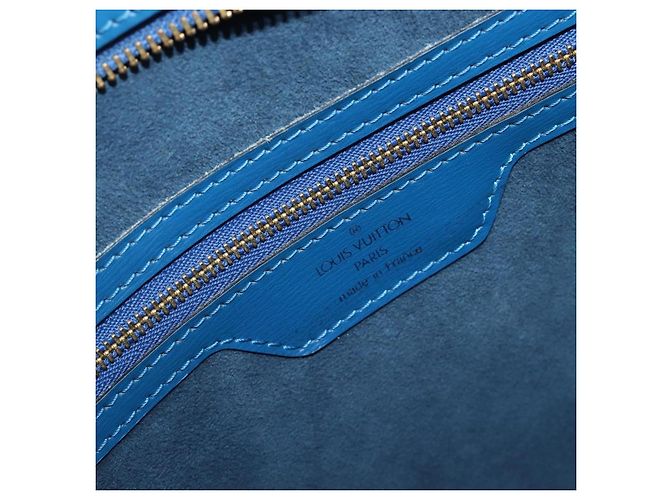 LOUIS VUITTON Epi Saint Jacques Shopping Shoulder Bag Blue M52275 Auth ep16132 - vista 19