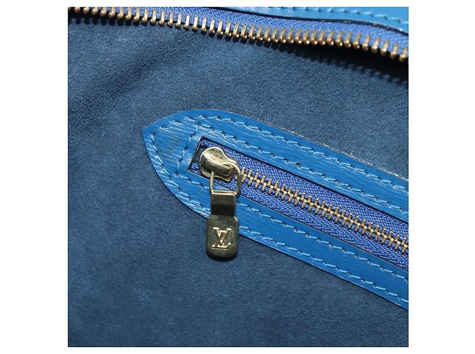 LOUIS VUITTON Epi Saint Jacques Shopping Shoulder Bag Blue M52275 Auth ep16132 - vista 22