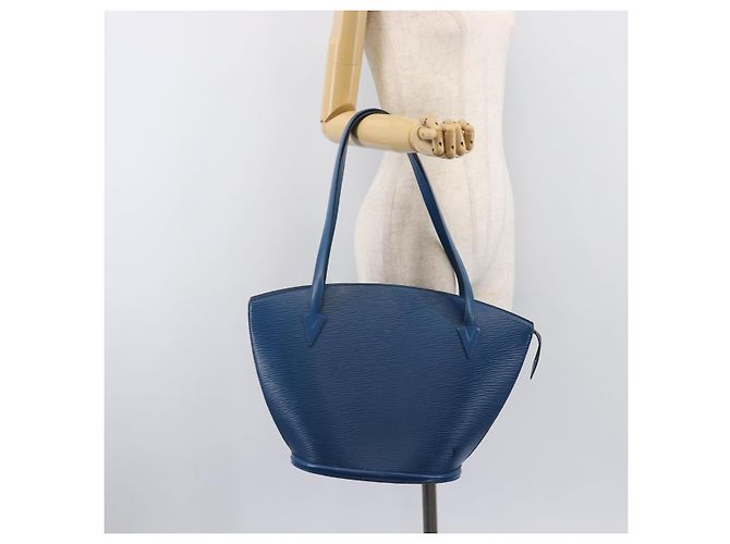 LOUIS VUITTON Epi Saint Jacques Shopping Shoulder Bag Blue M52275 Auth ep16132 - vista 24