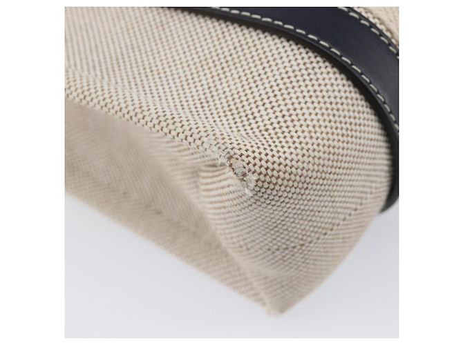 Chloé Borsa Chloe Woody Canvas 2way White Gold Auth ka6339 Bianco D'oro - vista 19
