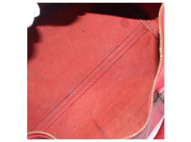LOUIS VUITTON Epi Speedy 35 Hand Bag Castilian Red M42997 LV Auth 199412 Rosso - vista 11