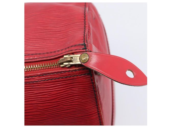 LOUIS VUITTON Epi Speedy 35 Hand Bag Castilian Red M42997 LV Auth 199412 Rosso - vista 20