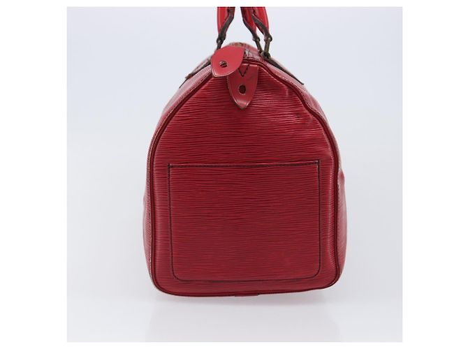 LOUIS VUITTON Epi Speedy 35 Hand Bag Castilian Red M42997 LV Auth 199412 Rosso - vista 4