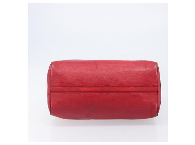 LOUIS VUITTON Epi Speedy 35 Hand Bag Castilian Red M42997 LV Auth 199412 Rosso - vista 5