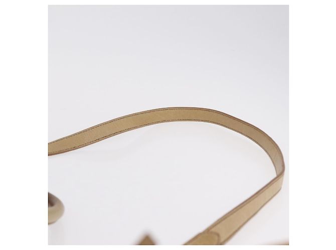 Borsa Miu Miu Vitellolux Matelasse in pelle 2way Beige Gold Auth 206271A D'oro - vista 13